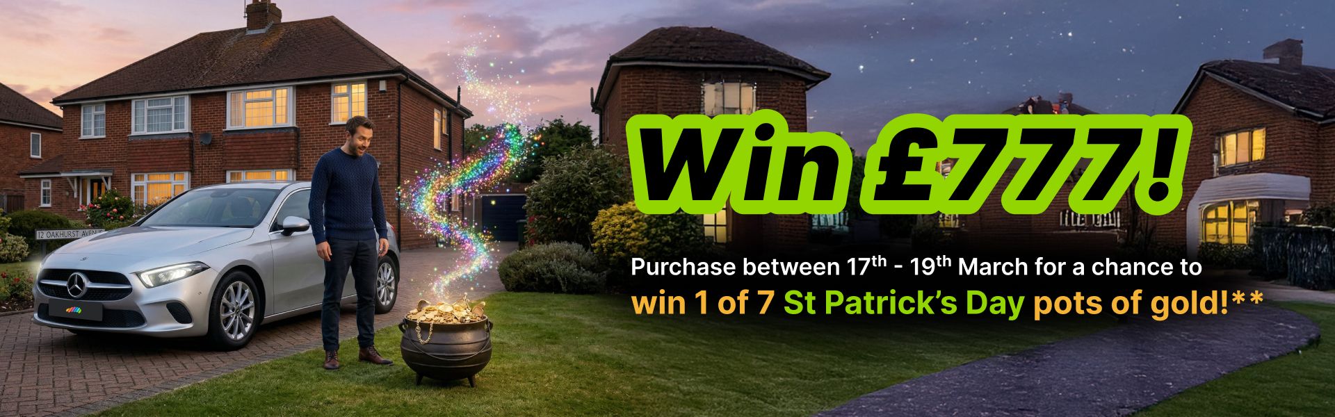 St Patrick's promotional banner