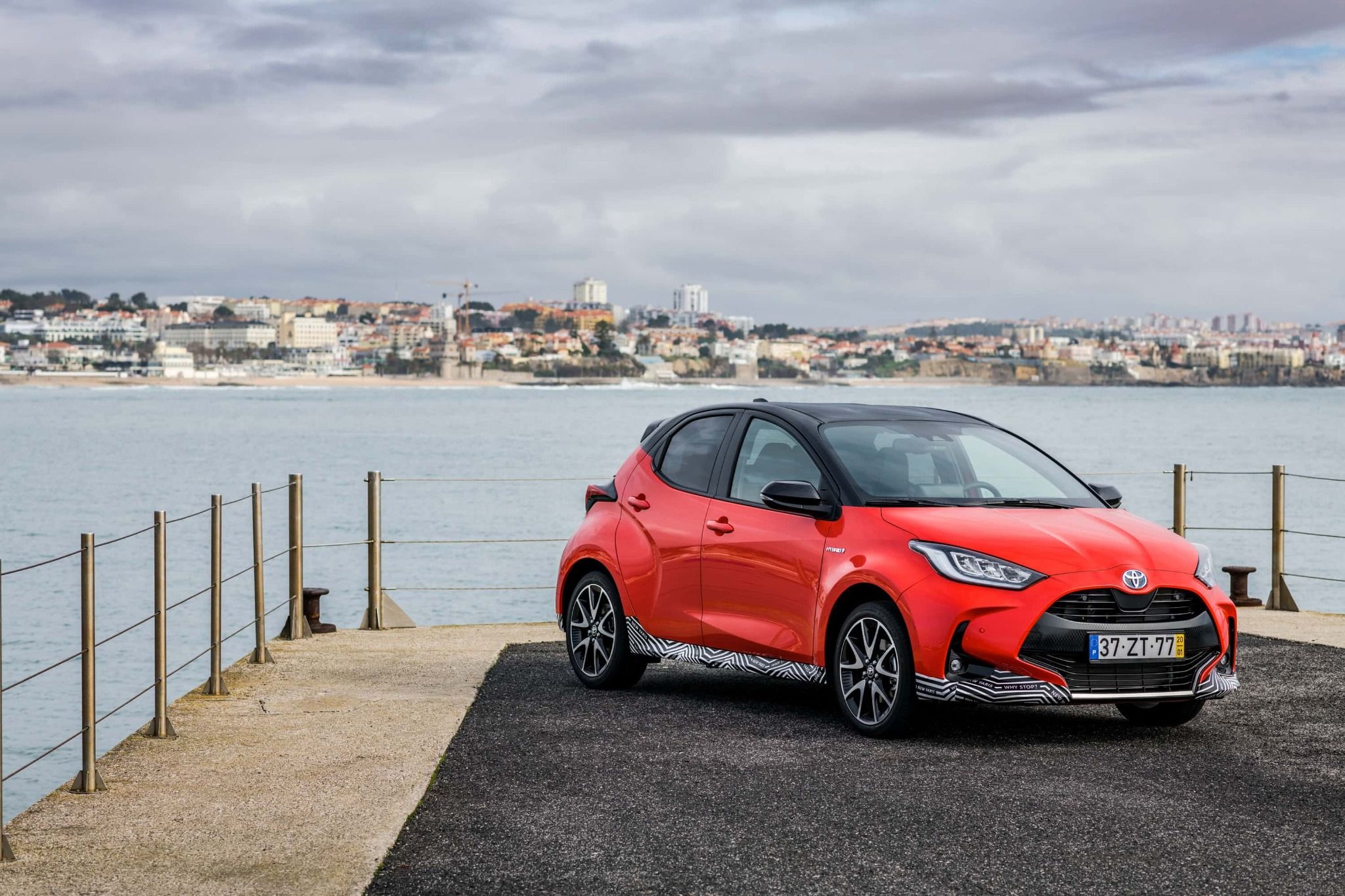 Red Toyota Yaris