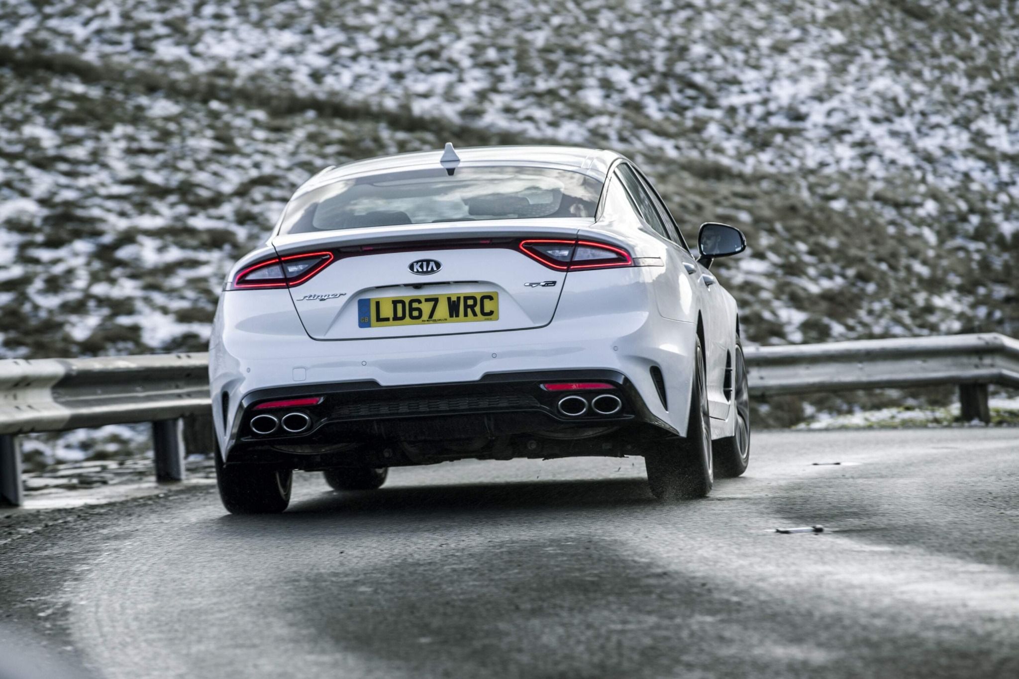 Kia Stinger from the Back