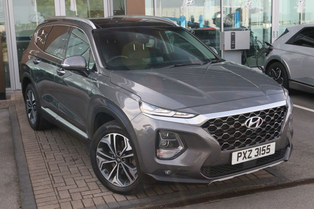 Grey Hyundai-Santa fe Grey Hyundai-Santa fe