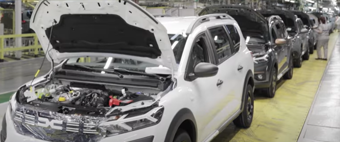 dacia production line