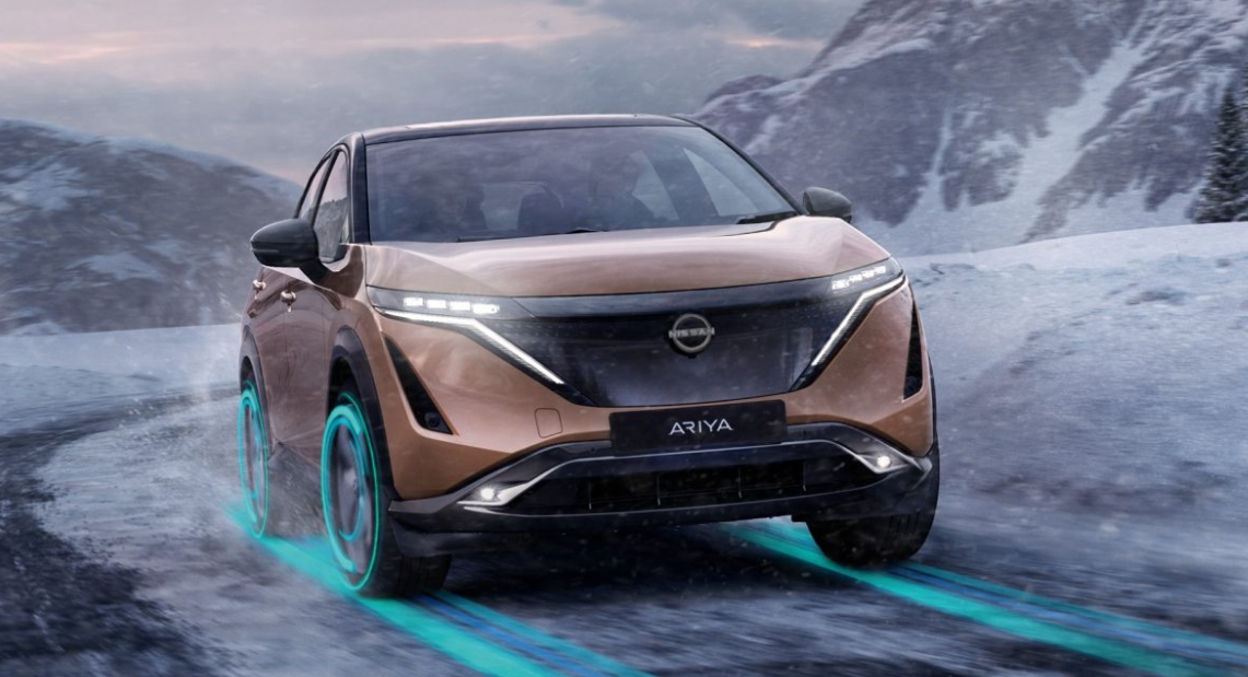 Nissan Ariya front Nissan Ariya front