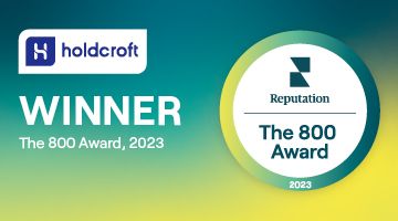 Holdcroft. Winner 800 Reputation Awards