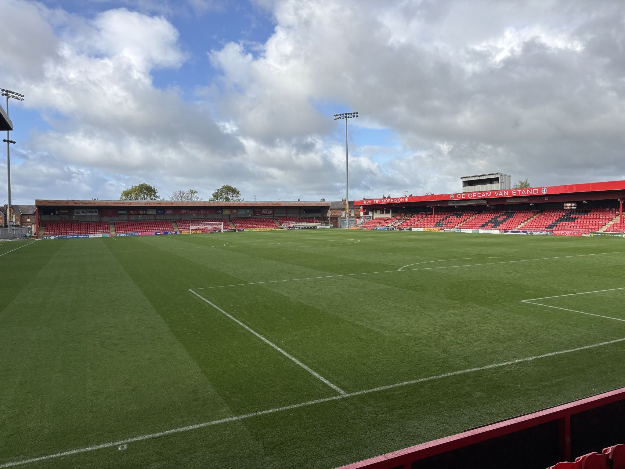 Your view from the Swansway Family Stand